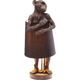 Tafellamp Animal Monkey Bruin Zwart