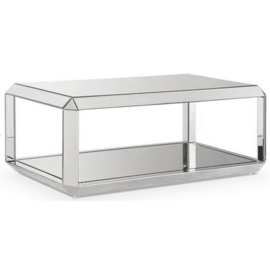 Spiegelend Glas Salontafel Alia 121cm