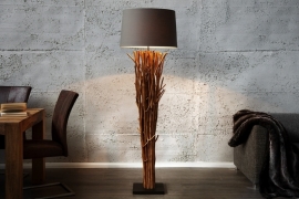 Sta lamp Model: EUPHORIA 180cm - Kap Grijs