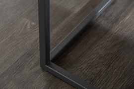 Design salontafel SYMBIOSE 100cm taupe keramiek in marmerlook