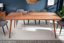 Massieve eettafel MYSTIC LIVING 160cm acacia naturel massief hout