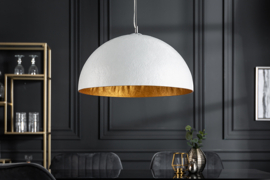 Elegante design hanglamp GLO 50 cm witgouden hanglamp