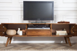 TV-Meubel Mystic Living 140cm Massief Sheesham Hout
