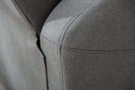 Moderne relaxfauteuil HOLLYWOOD II grijze tv-fauteuil met ligfunctie
