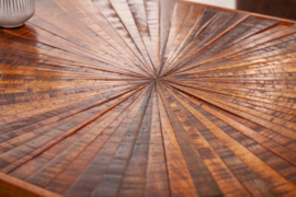 Massieve mangohout salontafel industriële stijl WOOD 105 cm