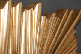 Moderne wandspiegel GOLD  96 cm goud met opvallende lijst