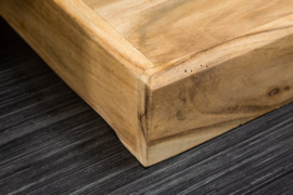 Handgemaakte barkast Moskou 130 cm acacia massief hout 3D effect