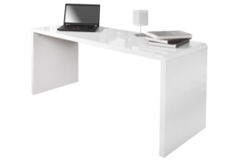 Bureau Hoogglans wit  -140cm -