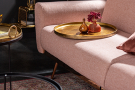 Elegante set van 2 salontafels ELEMENTS 62 cm goud met afneembaar tafelblad