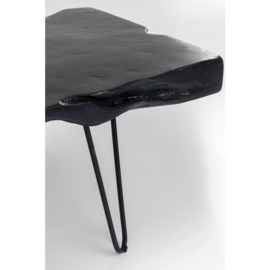 Salontafel Aspen Zwart 100 x 40 met Haarspeldpoten