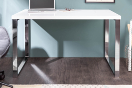 Modern bureau Hoogglans WIT 120 cm