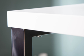 Modern bureau Hoogglans WIT 120 cm