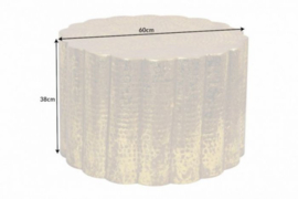 Salontafel Liquid Line Goud 60cm Aluminium