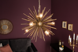 Elegante hanglamp SUNLIGHT 50cm gouden hanglamp