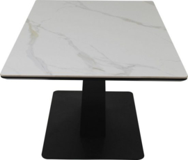 Moderne keramische salontafel 110cm in marmeren uitstraling