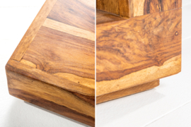 Massief edele houten salontafel 60cm Sheesham Stone Finish