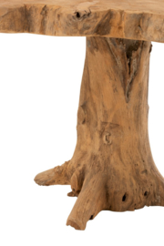 Bijzettafel Boom Teak Hout Naturel  55cm