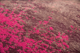 Design vloerkussen XL 70 cm rood roze abstract patroon zitkussen