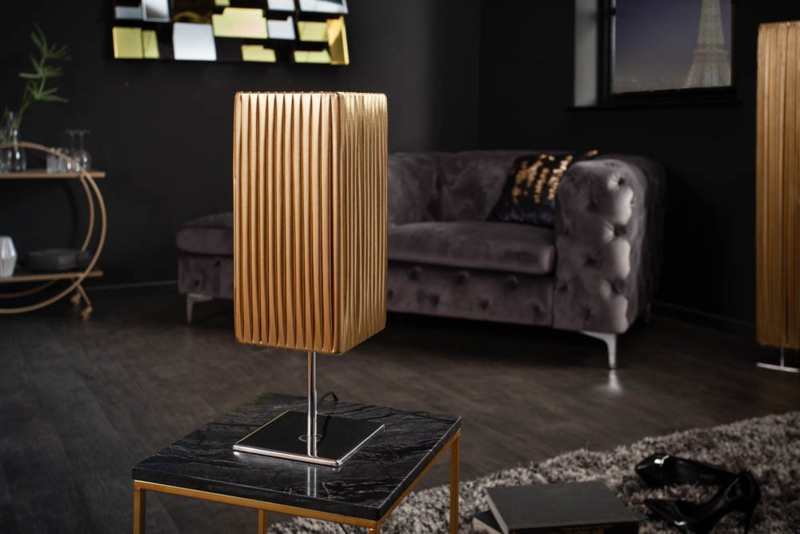 Moderne design tafellamp 43 cm gouden tafellamp