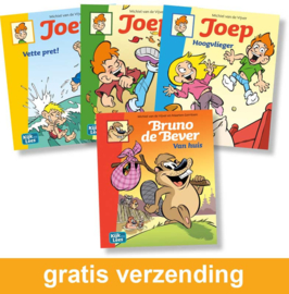 Groep 4 leespakket Joep PLUS (2e leerjaar) | AVI E3 - M4 - M4 - E4