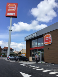 Stalen reclamemast Burger King