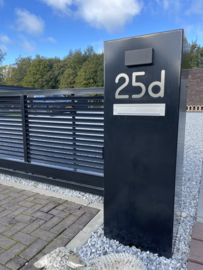 Lamellen schuifpoort Elzendweg Bergharen