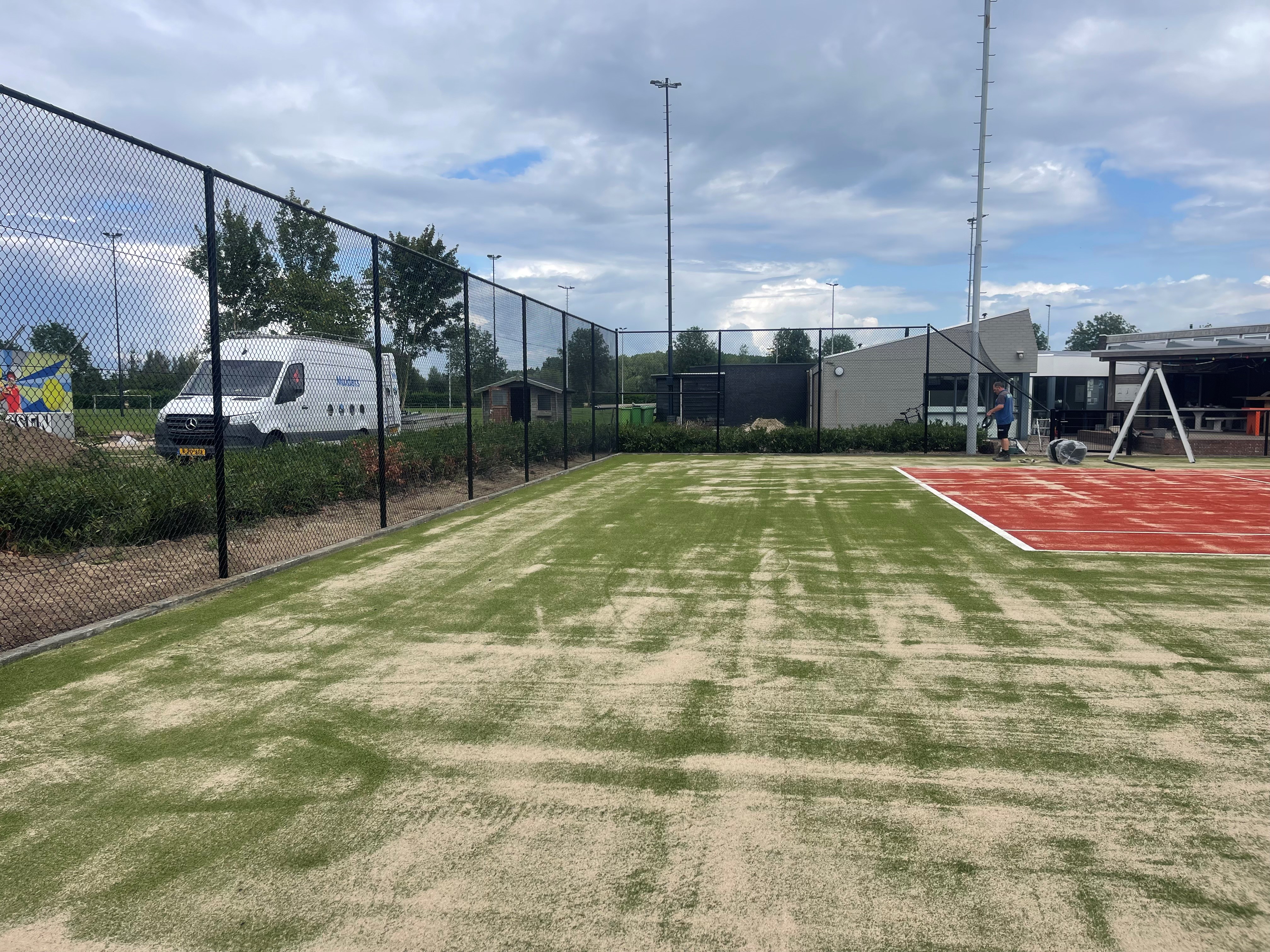 Hekwerk en poorten Tennisvereniging LTC Horssen