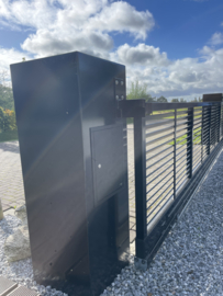 Lamellen schuifpoort Elzendweg Bergharen