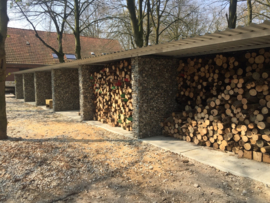 Houthakkersruimte en houtopslag