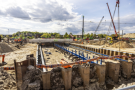 Snijden damwanden en buispalen Vierpaardjes Venlo