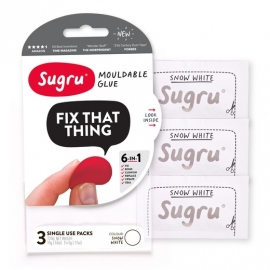 Sugru silicone rubber reparatie materiaal kleur : WIT