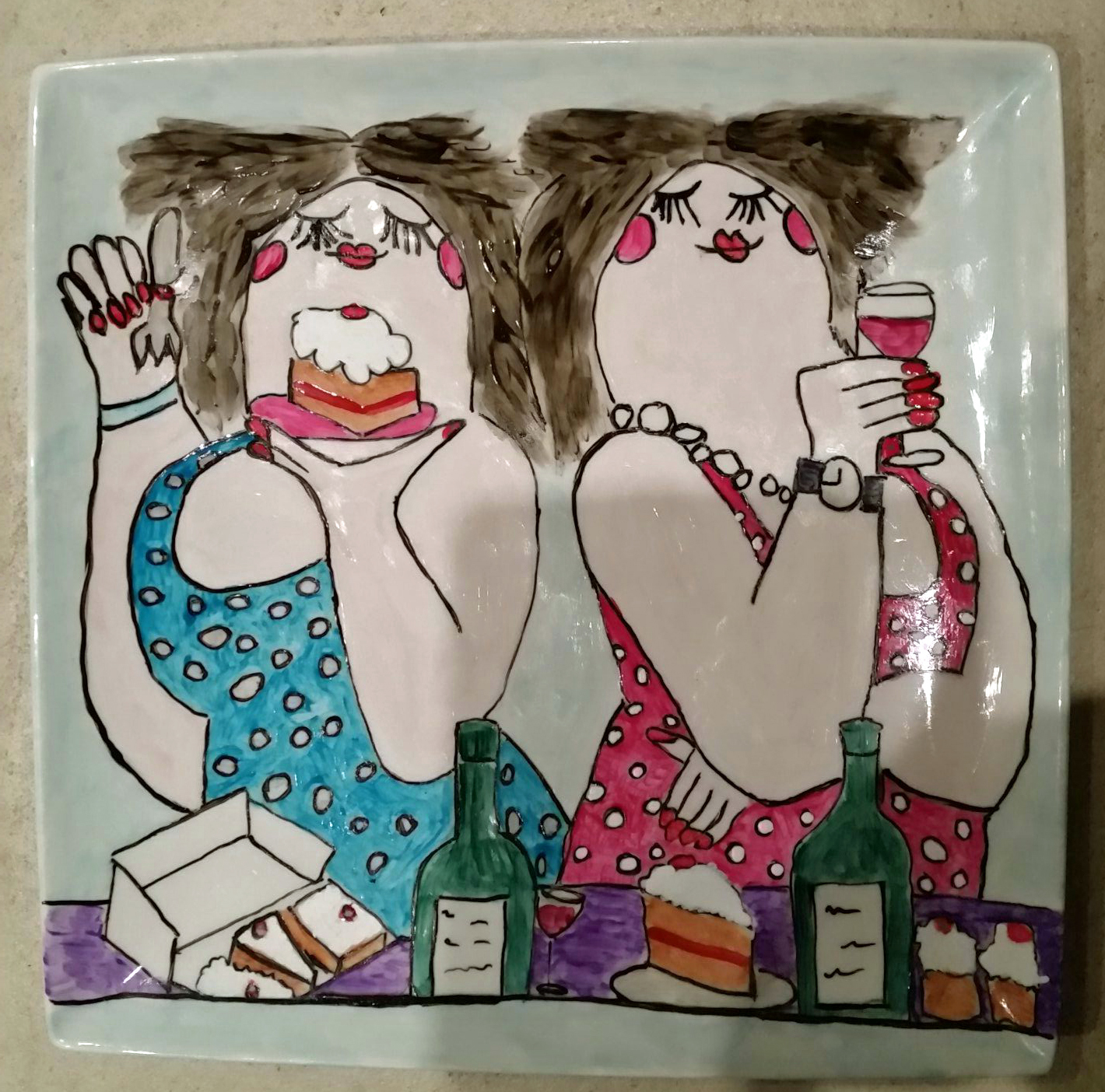 Les servies schilderen