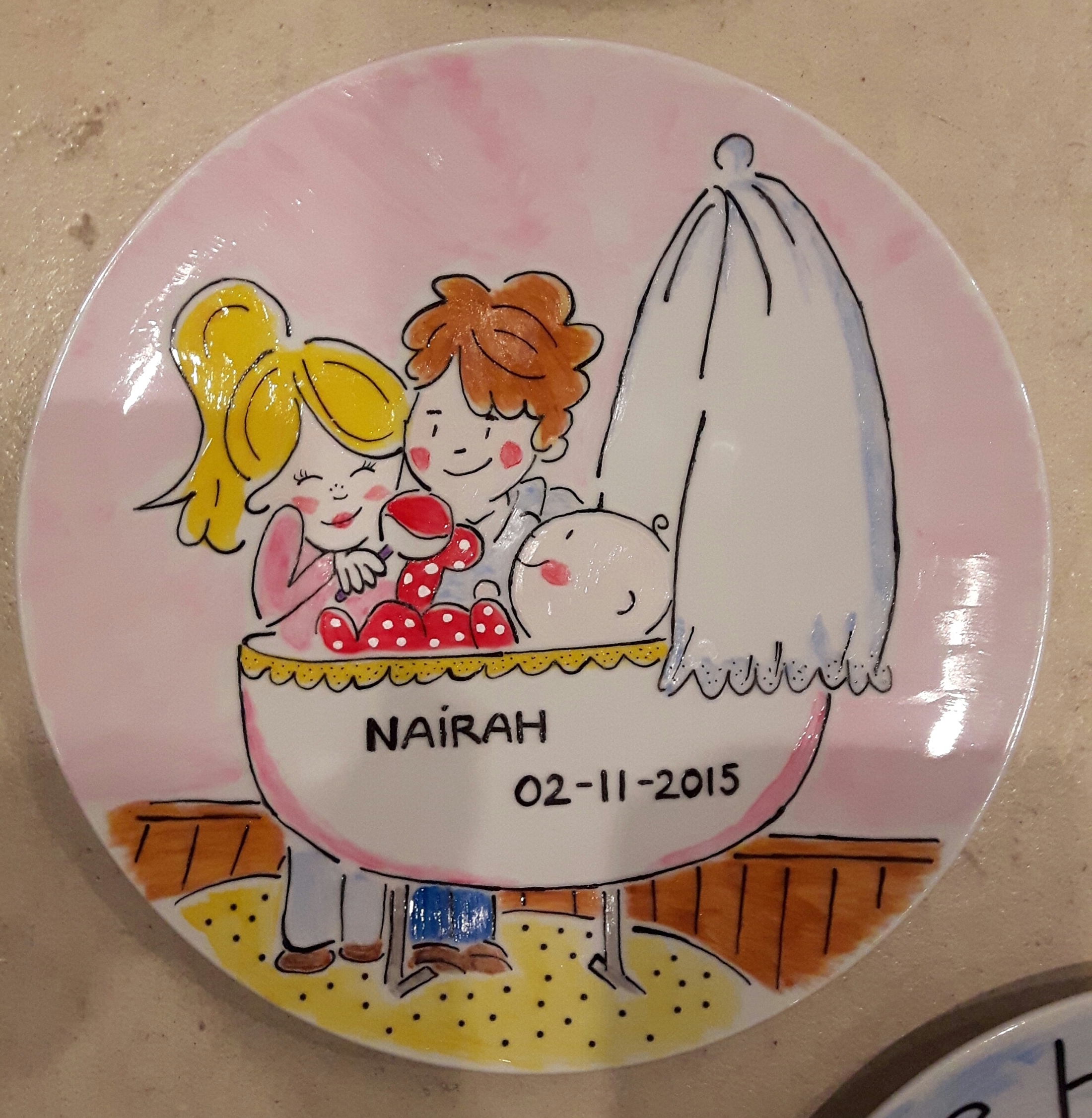 Les servies schilderen