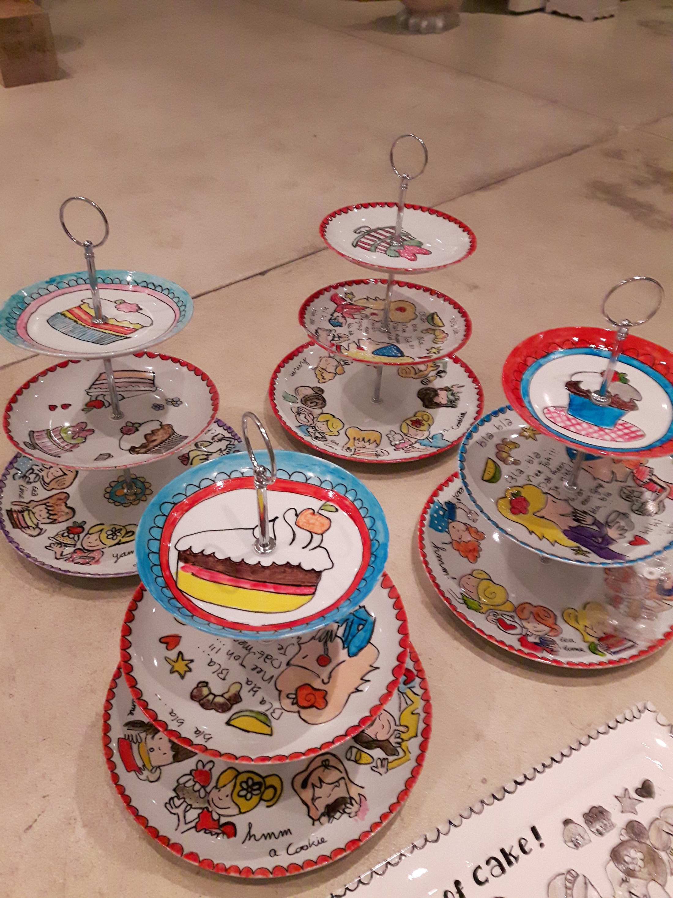 Les servies schilderen