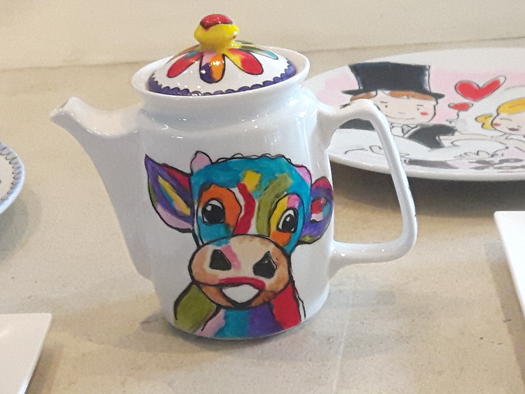 Les servies schilderen