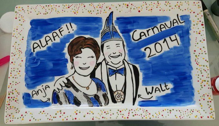 Les servies schilderen