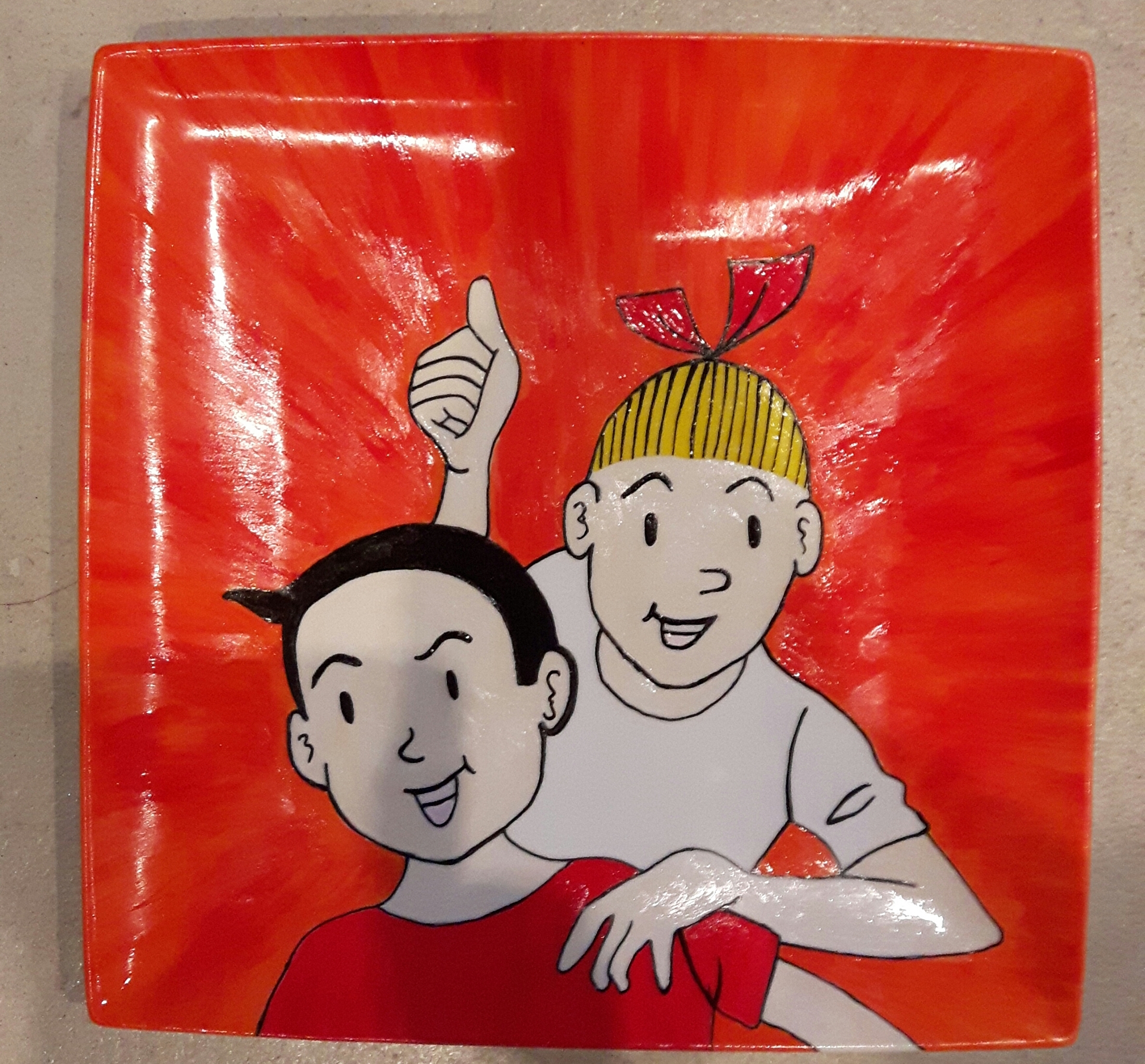 Les servies schilderen