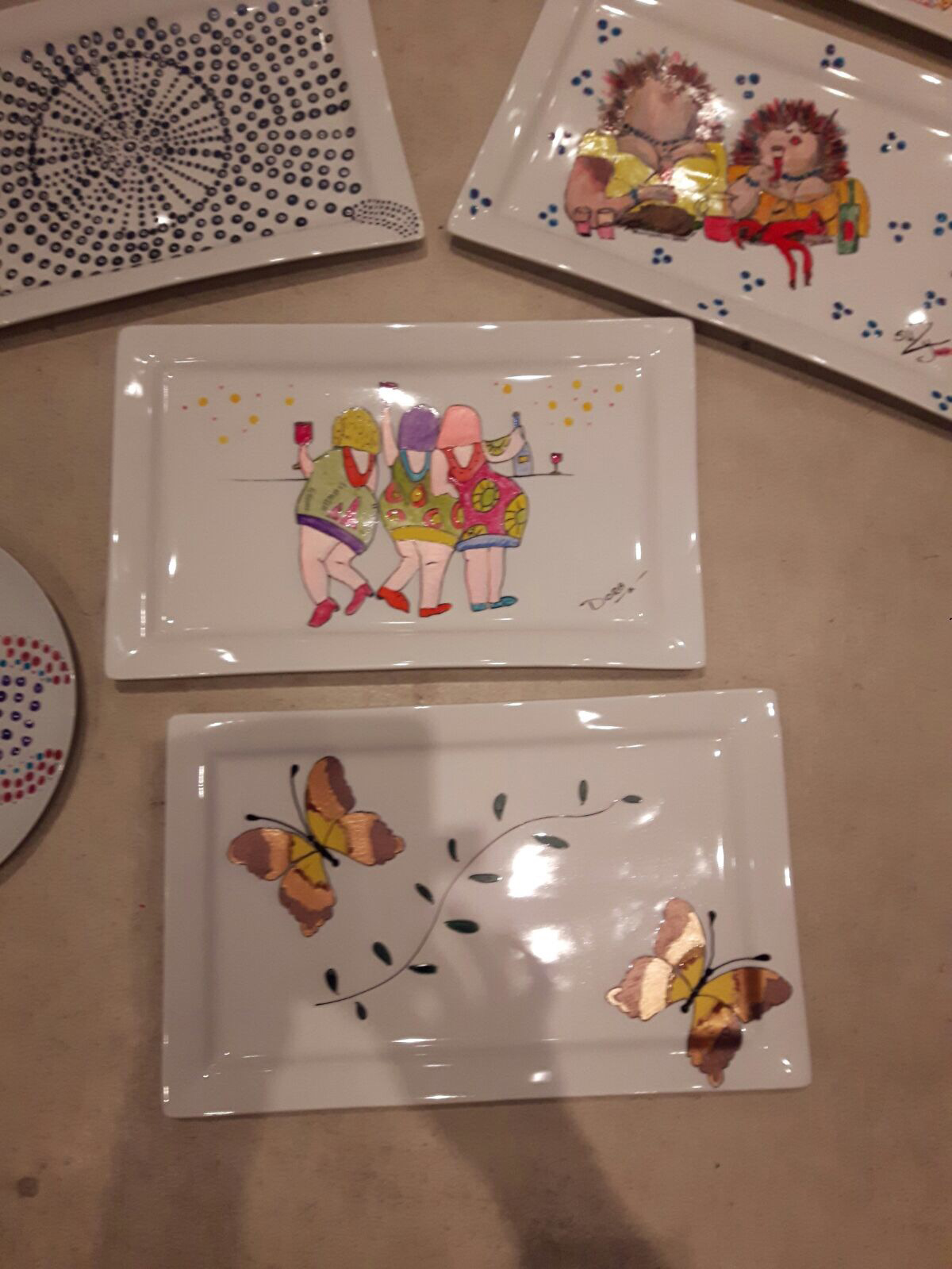 Les servies schilderen