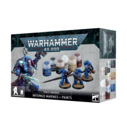 Space Marines Infernus Marines + Paints Set