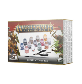 Warhammer Age of Sigmar Paints + Tools Set