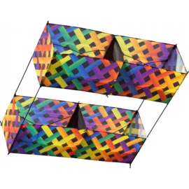 Hargrave Box Kite Rainbow Mesh