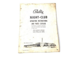 Manual Bally - Night Club (used)