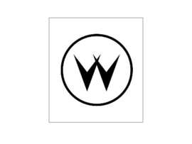 Munt Inworp Decal Williams Logo Zwart (nieuw)