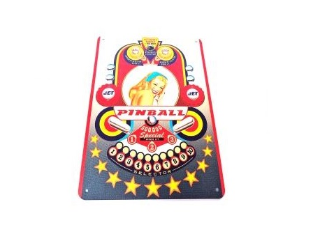 Game Room Sign "Pinball" (nieuw) 09