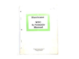 Schematic Manual Williams - Hurricane (gebruikt)