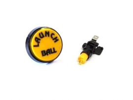 Cabinet Button 2" Launch Ball Yellow (new)