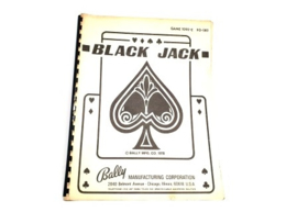 Manual Bally - Black Jack (gebruikt)