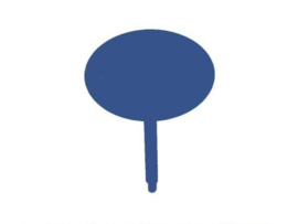 Mushroom Target Blauw (nieuw)