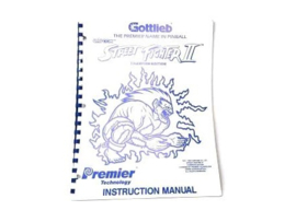 Manual Gottlieb - Street Fighter 2 (used)