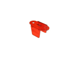 Lane Guide Transparant Rood 1-3/4" (nieuw)